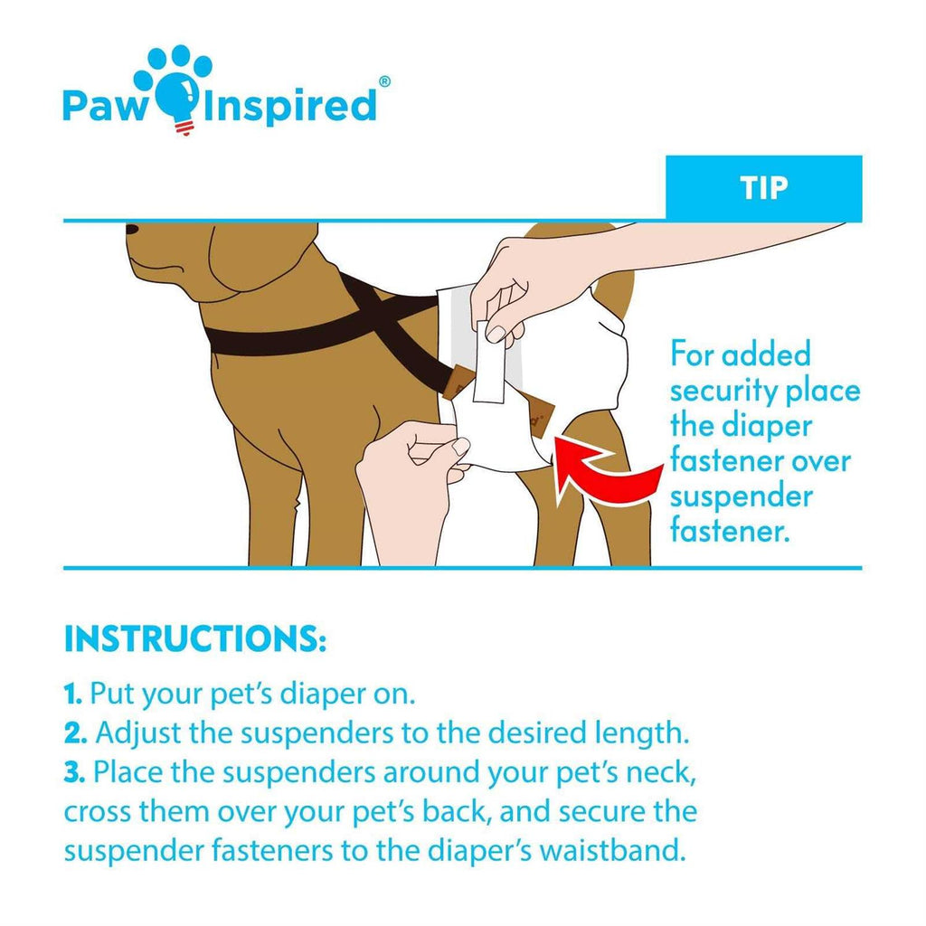 Dog Diaper Suspenders B5904