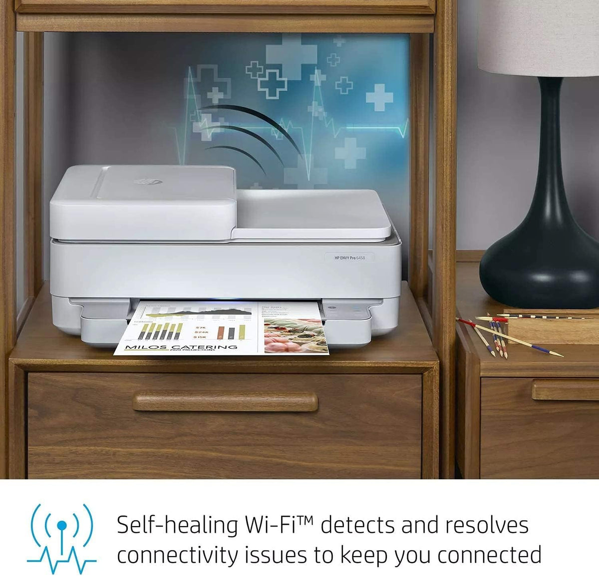 Wireless All-in-One Printer with Scanning, Copying, Fax, Double-Sided Printing K84759