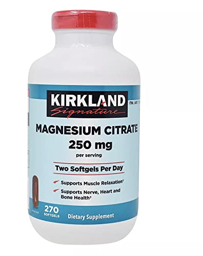 Magnesium Citrate 250mg Softgels 270 Count W983
