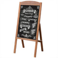 Large 35 x 17 Inch Wood A-Frame Chalkboard Sign R656146