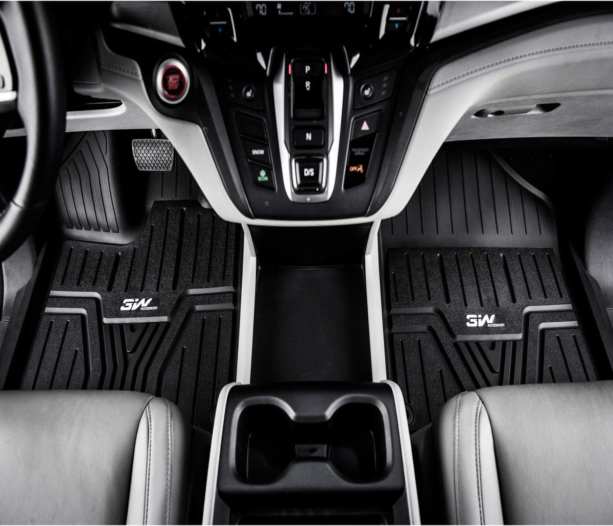 Black TPE All-Weather Car Floor Liners Full Set K85345