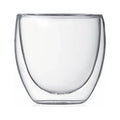2 Pc Double Wall Glass 2.5 oz K43953