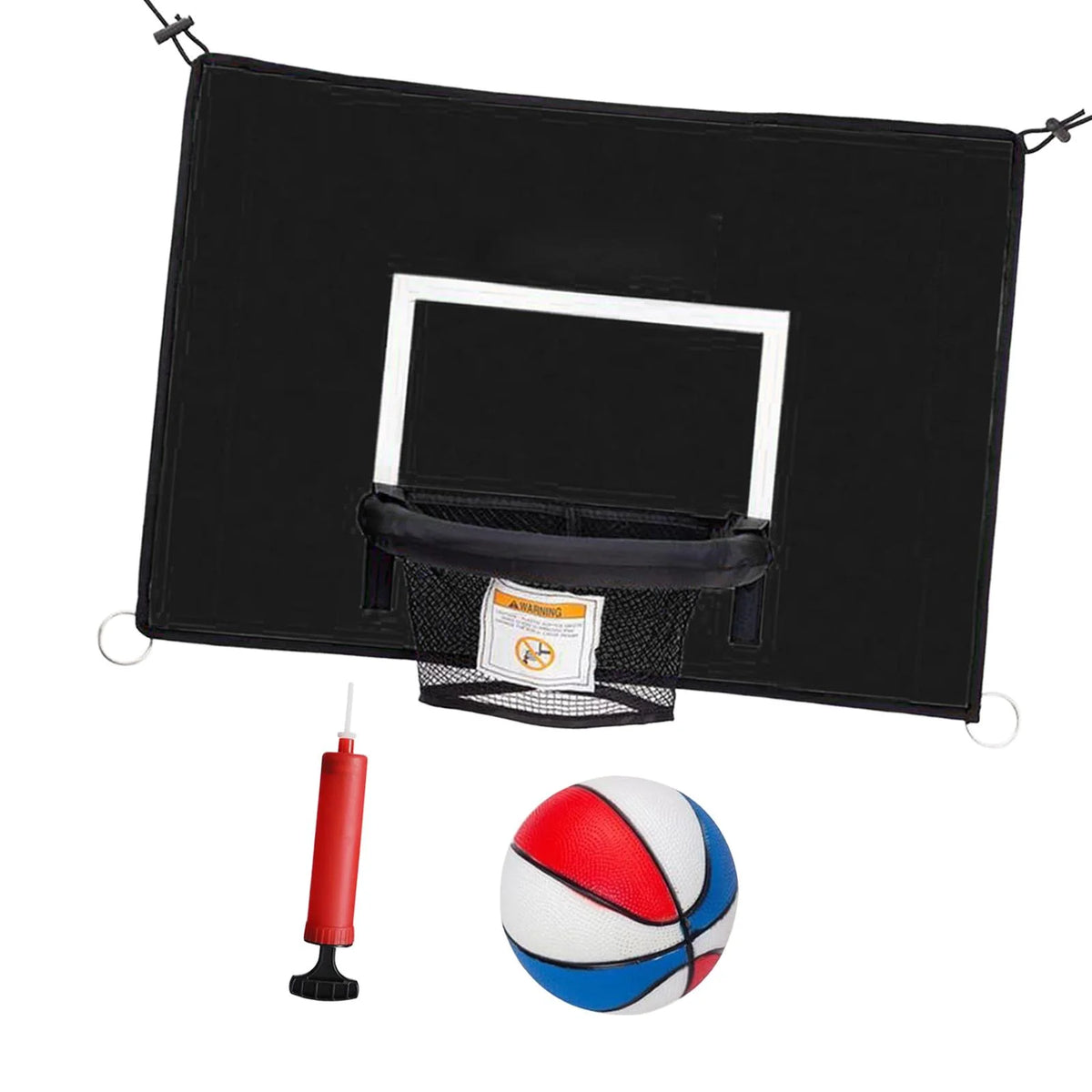Basketball Hoop for Trampoline Basketball Frame Lightweight Backboard Sturdy for 69cm Colored Ball R578170