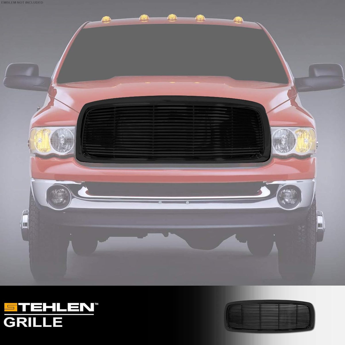 Black Front Hood Bumper Grille X3115