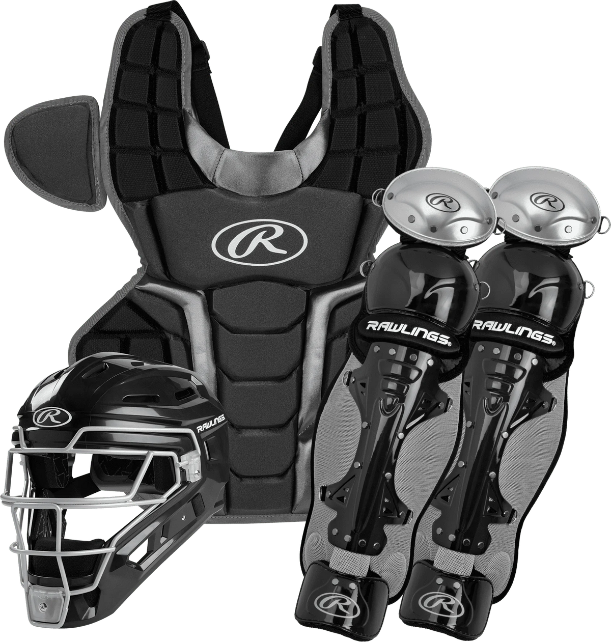 Adult Catcher's Box Set Black/Silver J164763