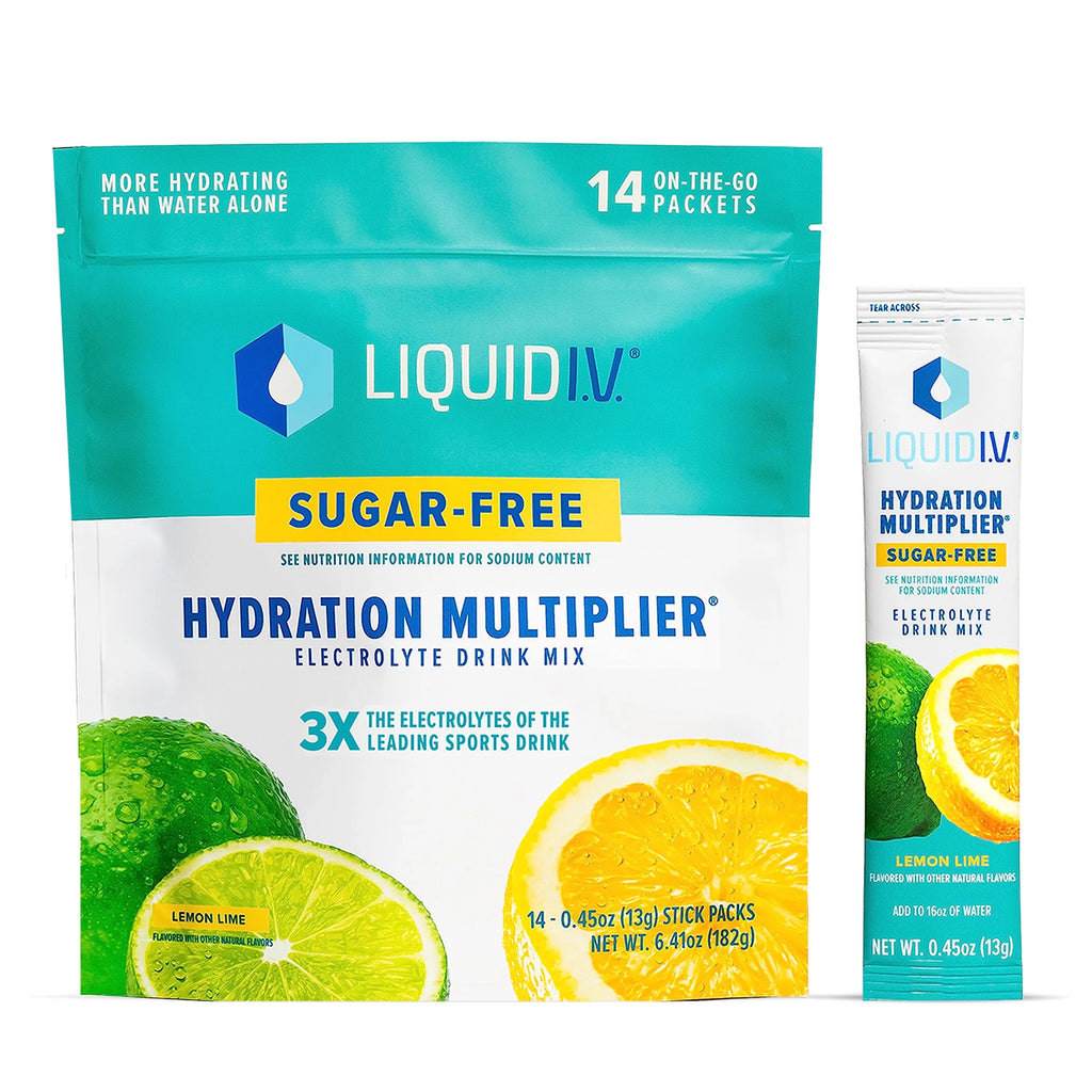 Sugar-Free Lemon Lime Electrolyte Drink Mix 14 Sticks I104