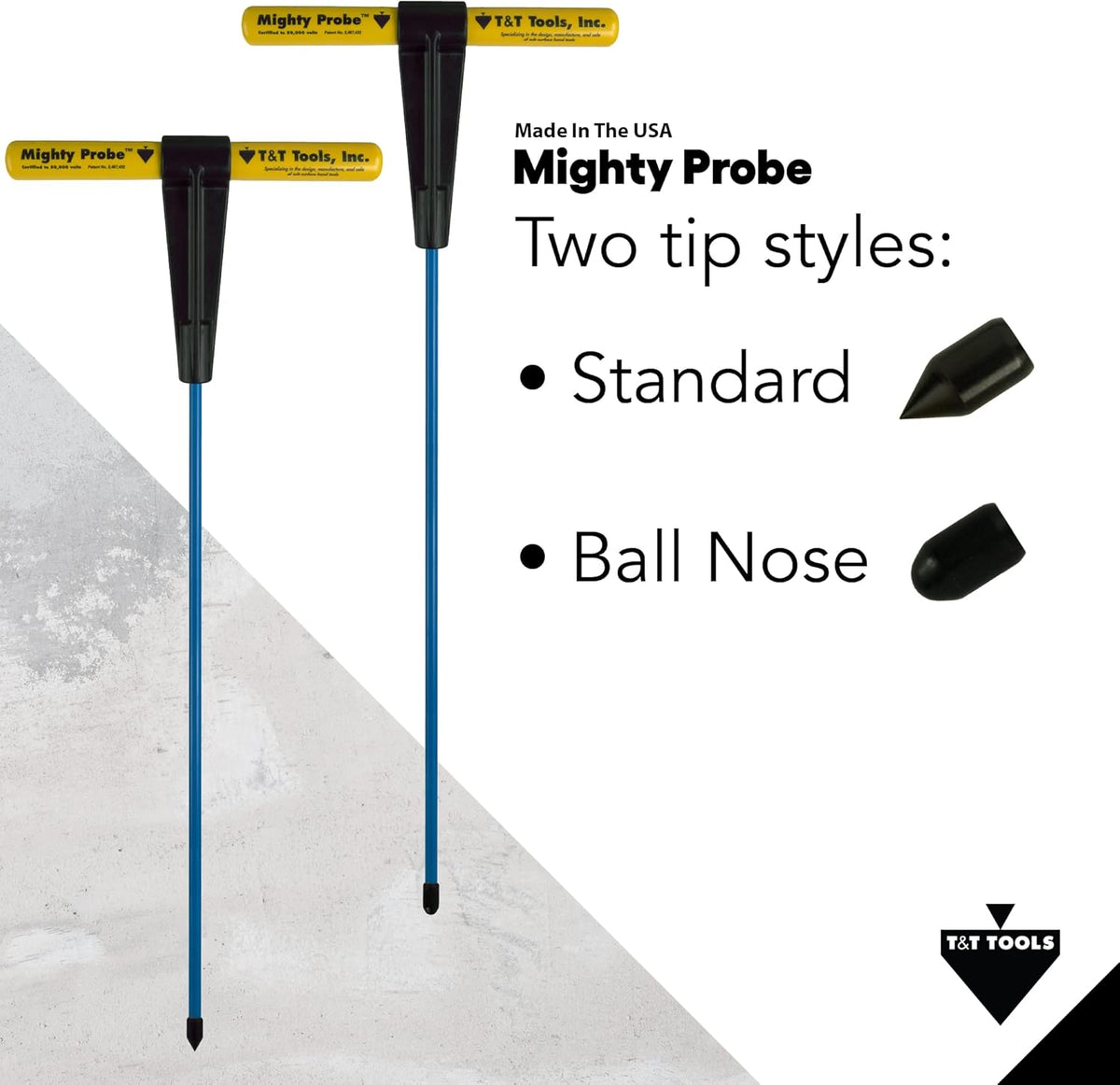 60-Inch Insulated Metal Soil Probe with T-Handle B1656