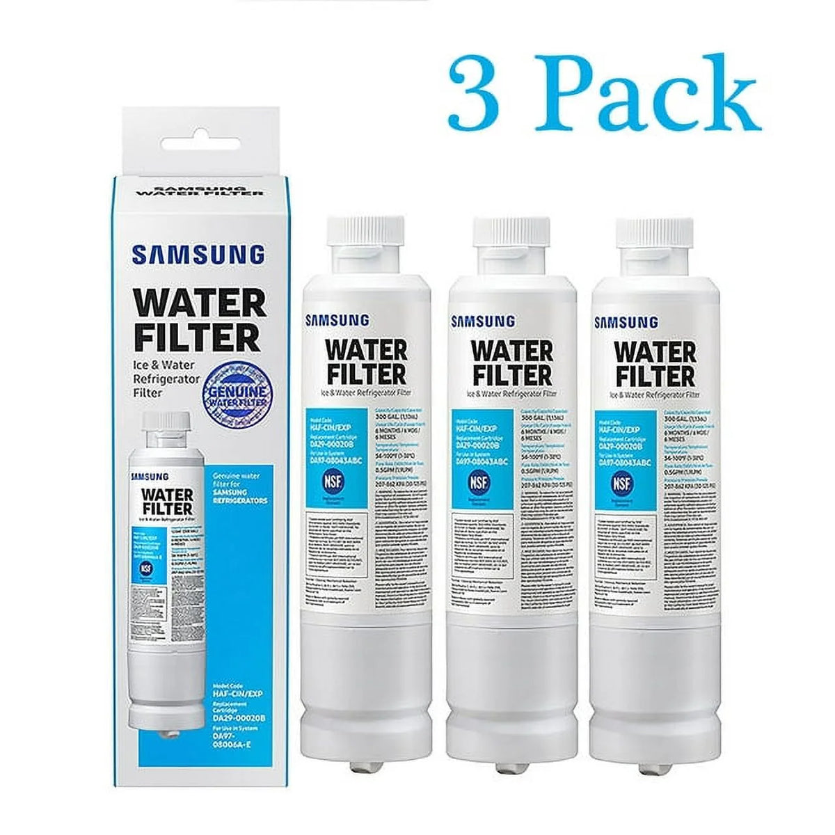 Refrigerator Water Filter (Pack of 3) Y114370
