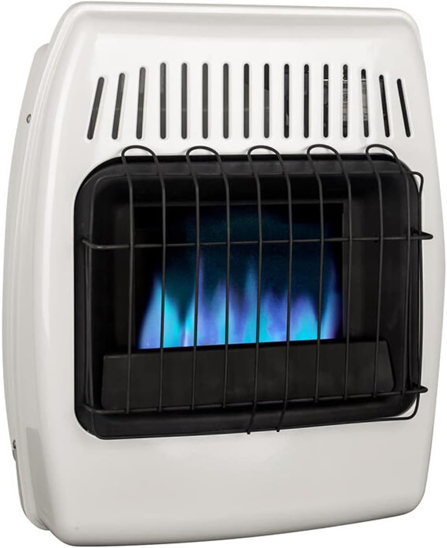 White Dual Fuel Vent-Free Wall Heater S78539