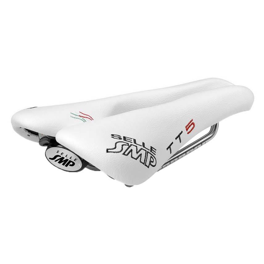 White Time Trial Bicycle Saddle L8753