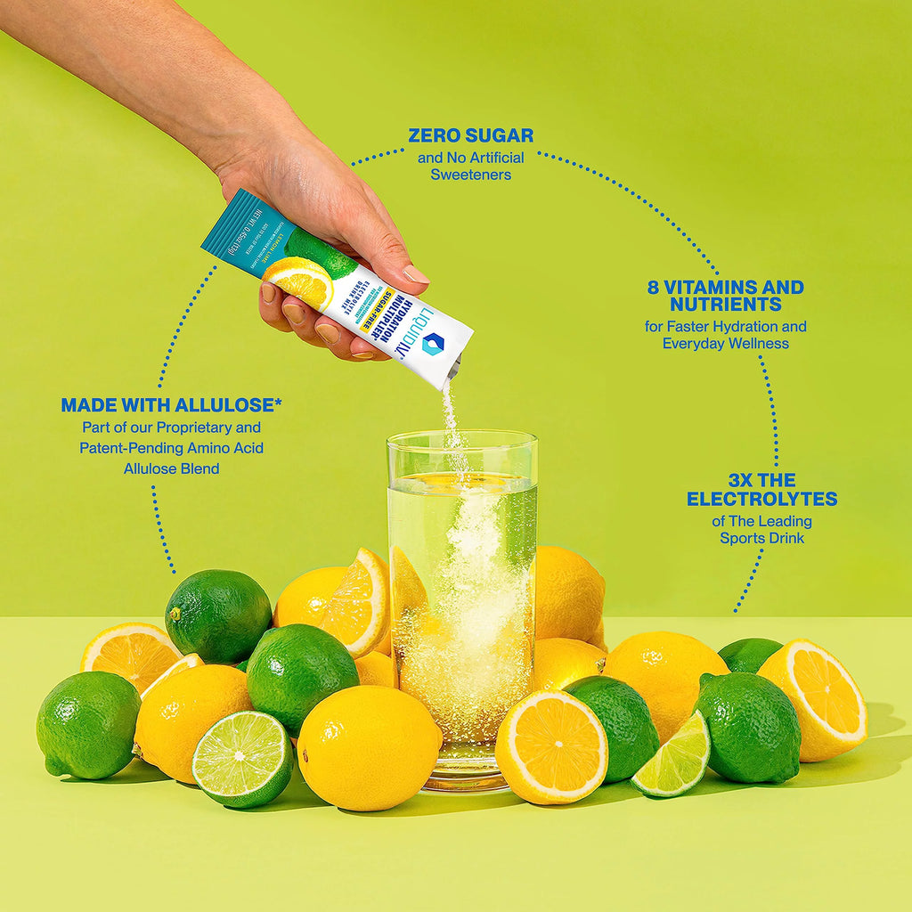 Sugar-Free Lemon Lime Electrolyte Drink Mix 14 Sticks I104