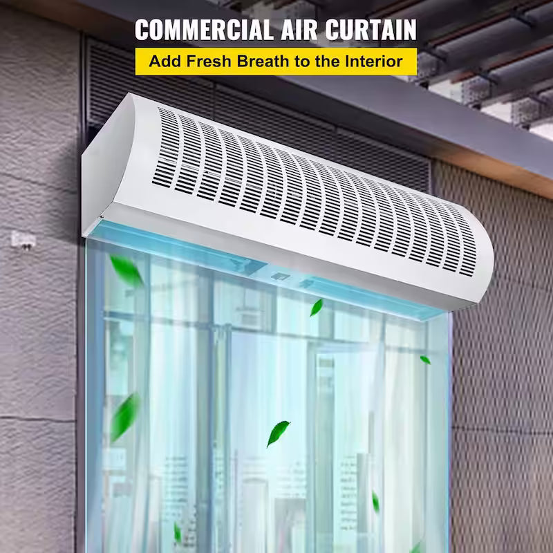 White 2-Speed Air Curtain Wall Fan B5950