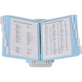 Sherpa Style Desk Reference System, 20 Sheet Capacity, Blue/Gray F587