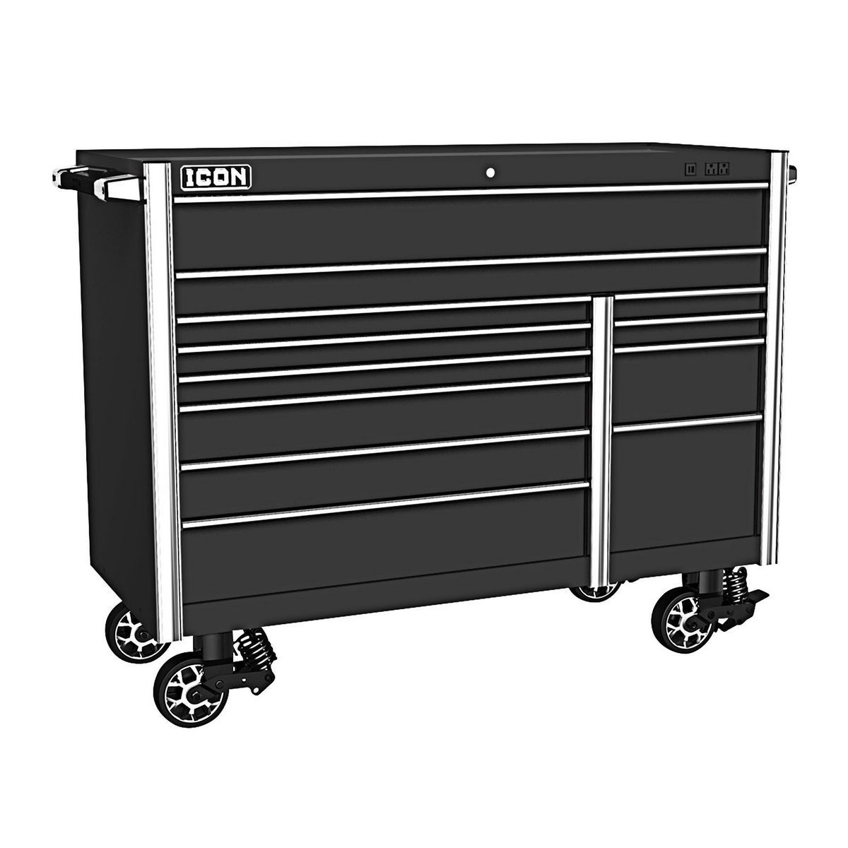 56 in. x 25 in. Red Roll Cab W349656