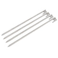 4Pcs Solid Steel Tent Stakes U59837