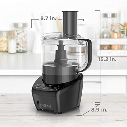 3-in-1 8-Cup Food Processor, Black A217624