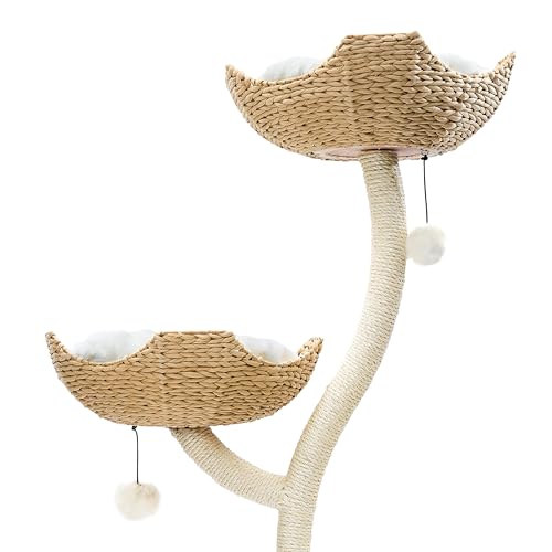 73" Tall Modern Cat Tree Scratching Tower B9948