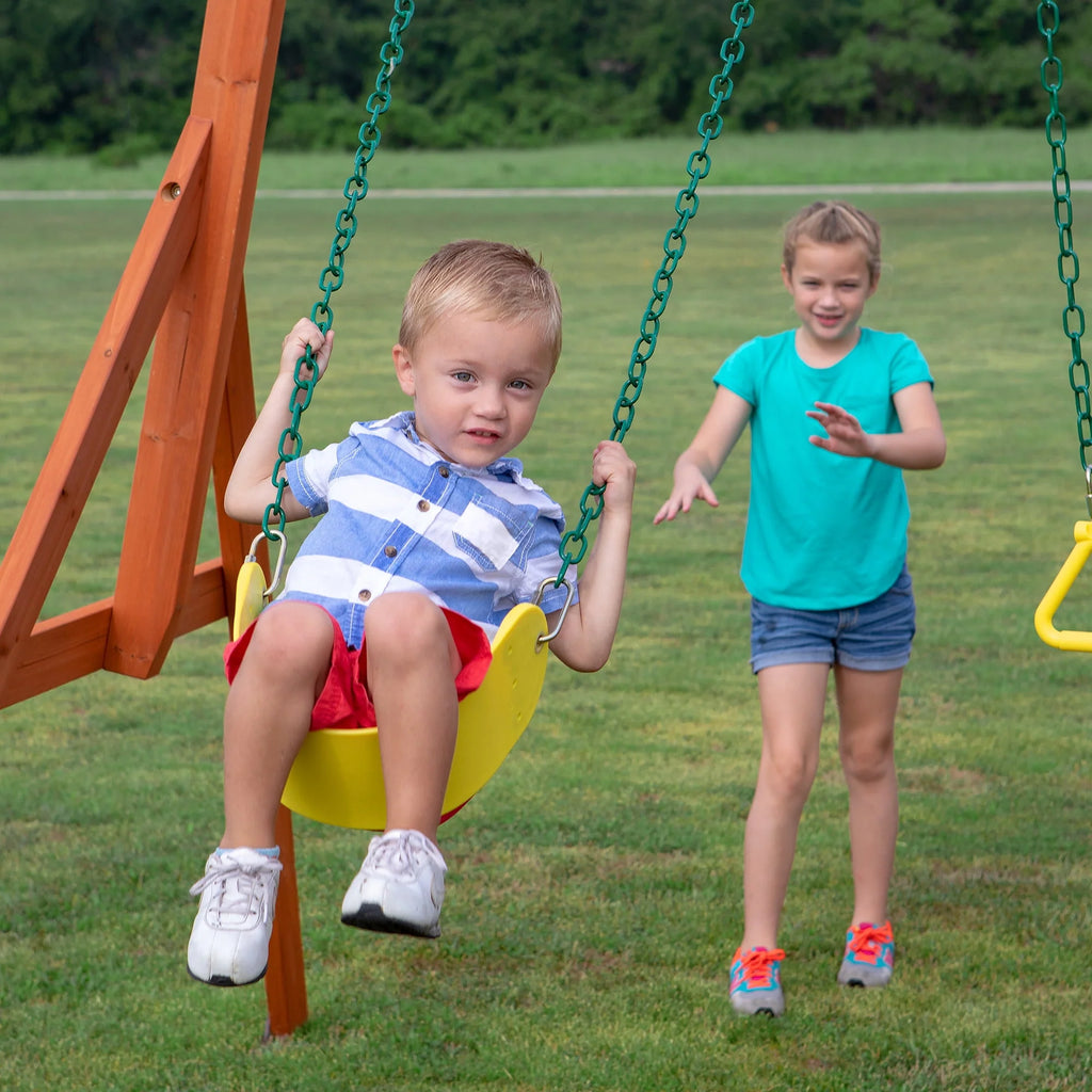 Cedar Wooden Swing Set X57585