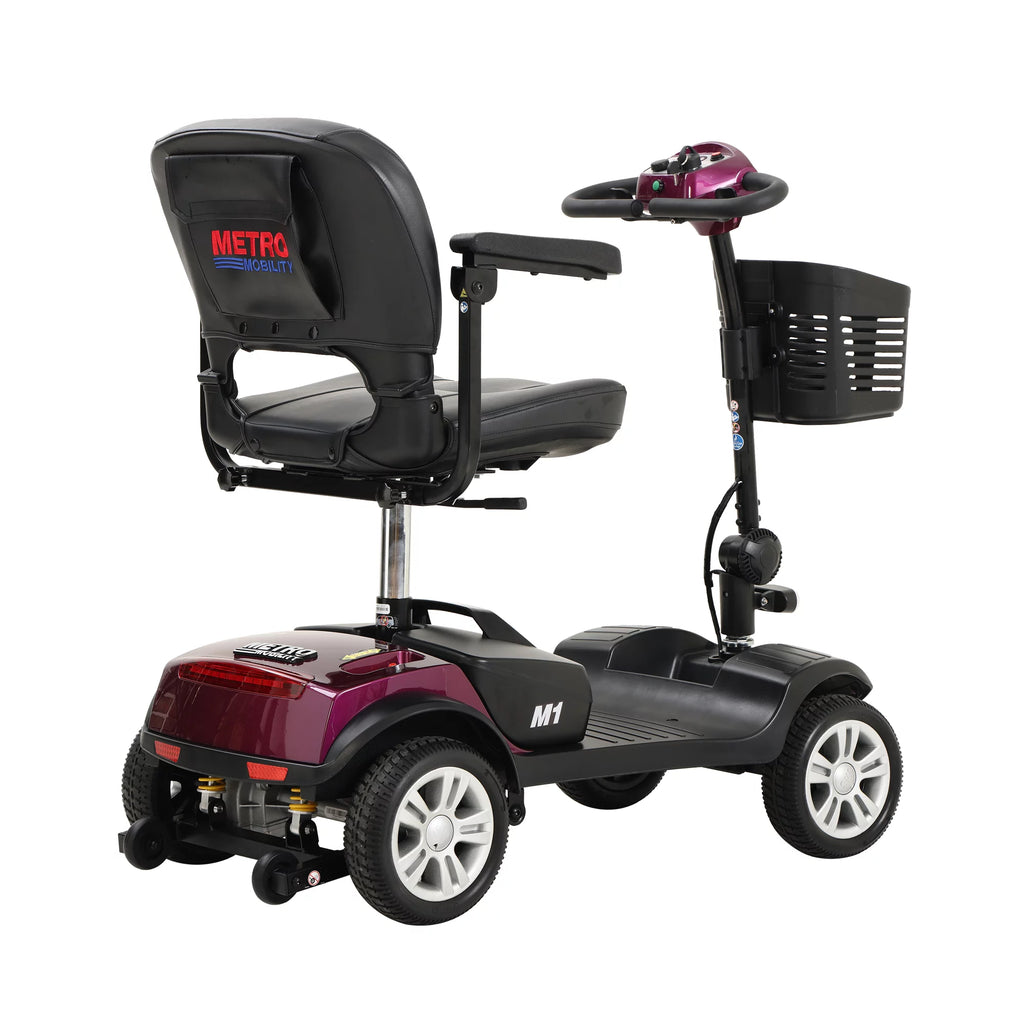4 Wheels Compact Folding Mobility Scooter with Swivel Seat O206580