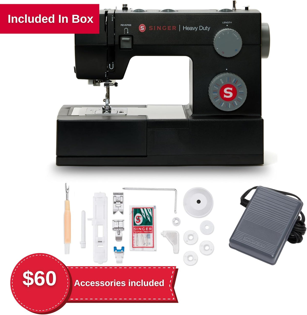 Black Sewing Machine O8074