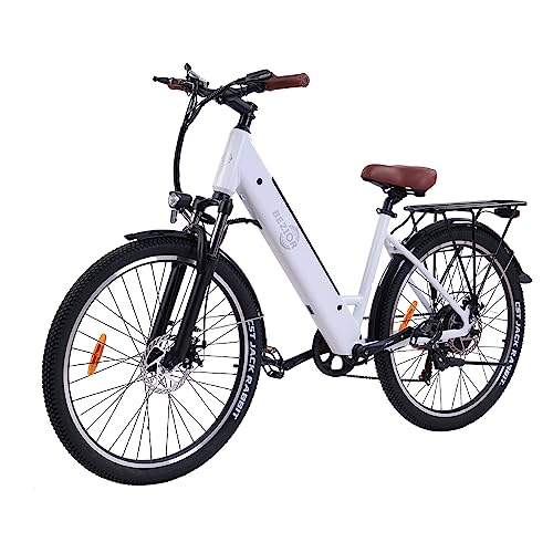 26" x 2.1 Fat Tire Electric Bicycle with 500w Motor 48V 10.4Ah Removable Lithium Battery P903