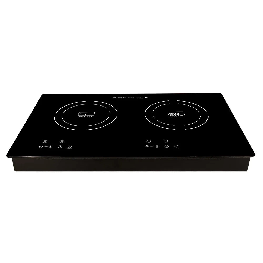Built-in 23-inch Dual Induction Cooktop Glass-Ceramic Top T267