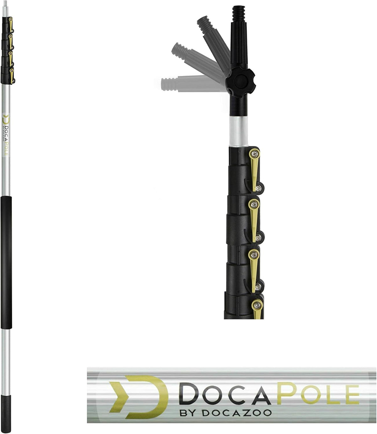 6-24 Foot Hard Bristle Brush Extension Pole K27478
