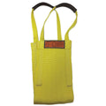 Synthetic Web Sling, 6 ft L, 16 in W, Nylon, Yellow L368305