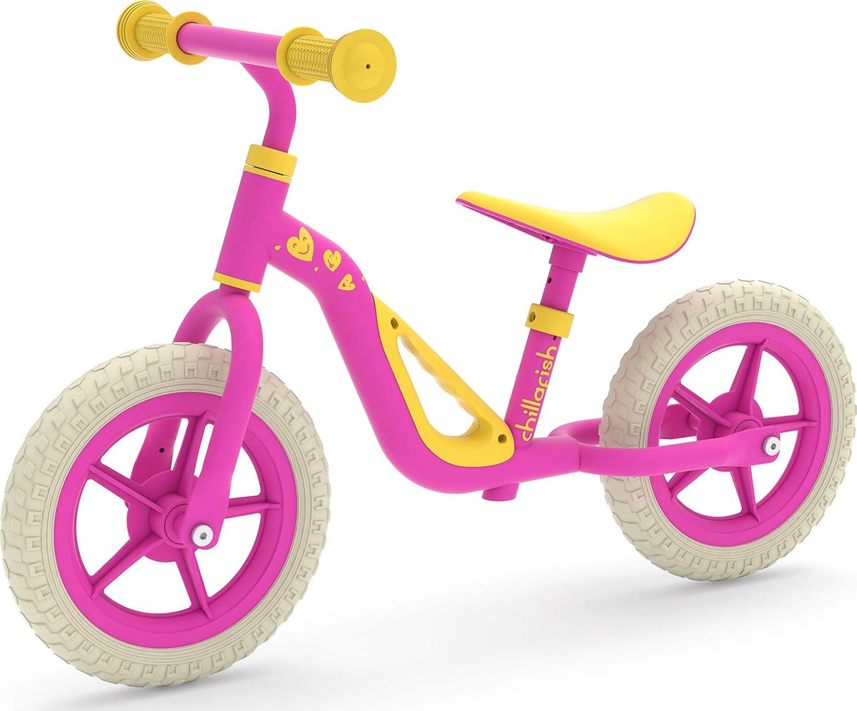 Silver 10 inch Toddler Balance Bike with Adjustable Seat X694366