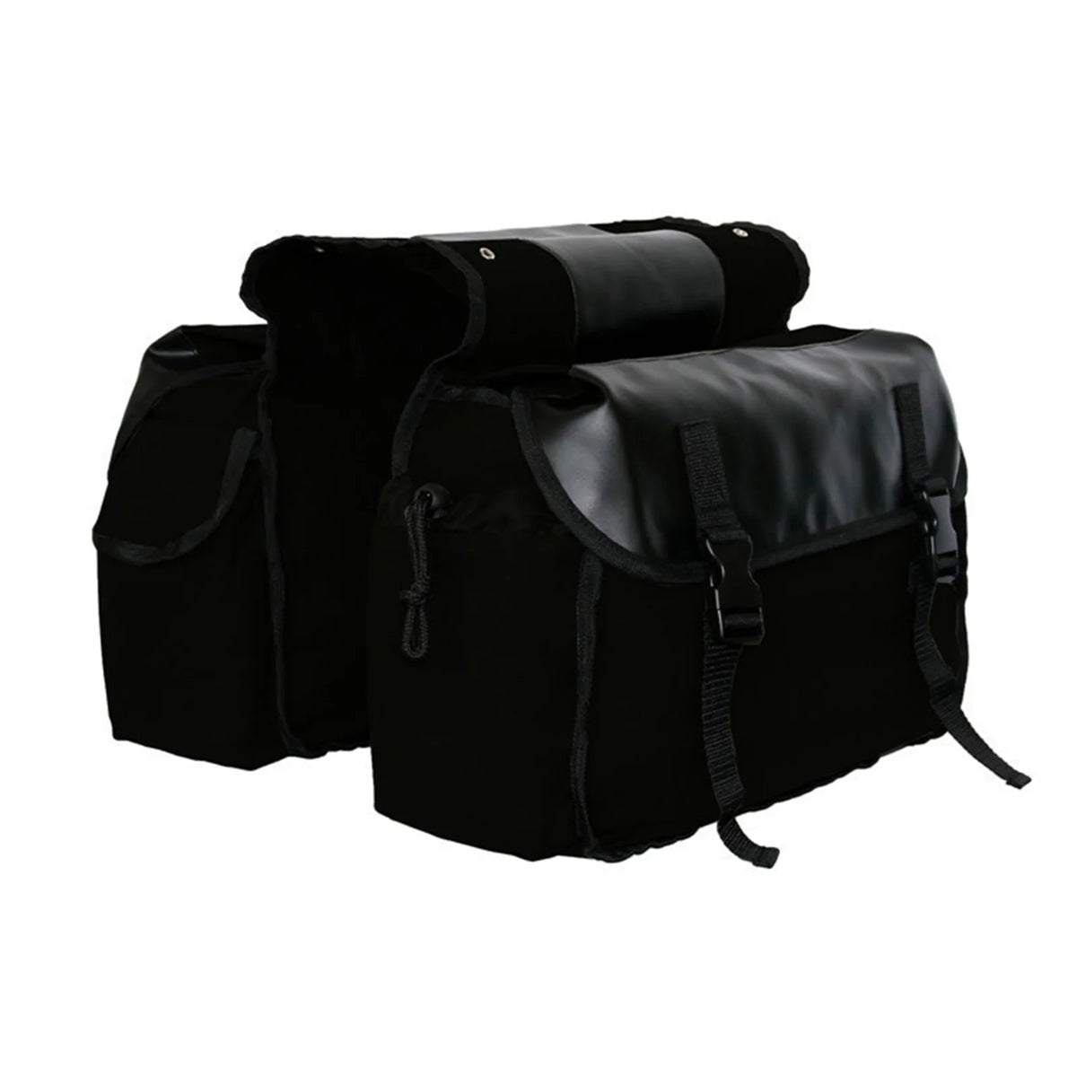 Canvas Waterproof Motorbike Saddle Bag W4136