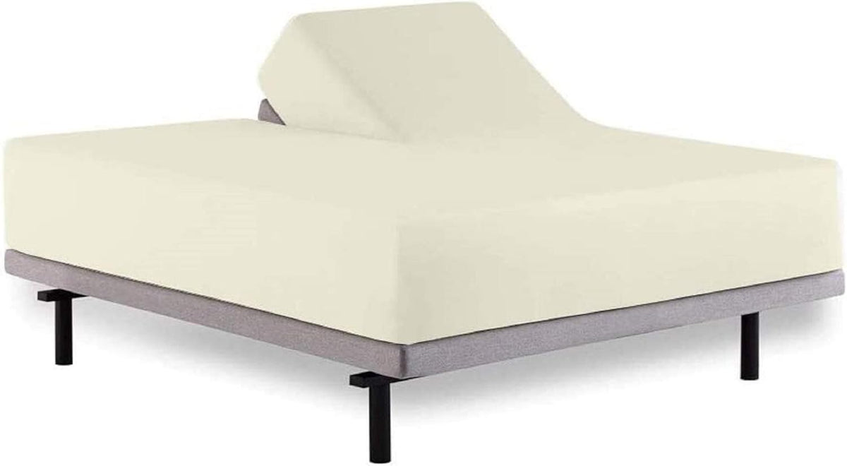 Split Top Cal King Sheets Set White D6894