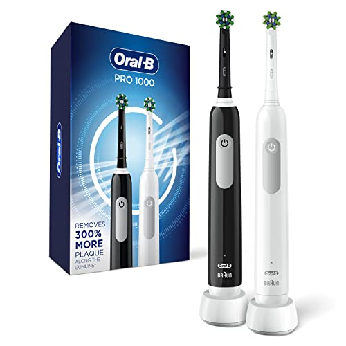 Black and White Electric Toothbrush, 2 Count W856