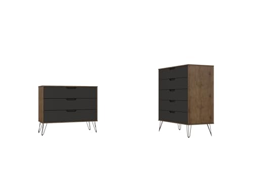 Grey 3-Drawer Bedroom Dresser Set G400794