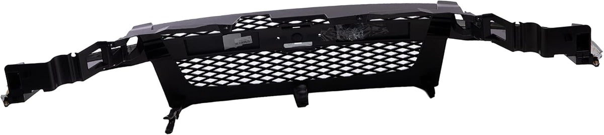 Front Dark Gray Grille Assembly with Chrome Center Bar P730591