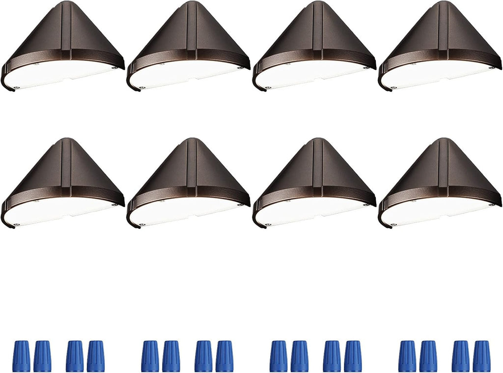 8-Pack 12V Low Voltage Deck Lights Q44058