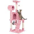Plush Cat Tree Condo with Hammock Tunnel S134428