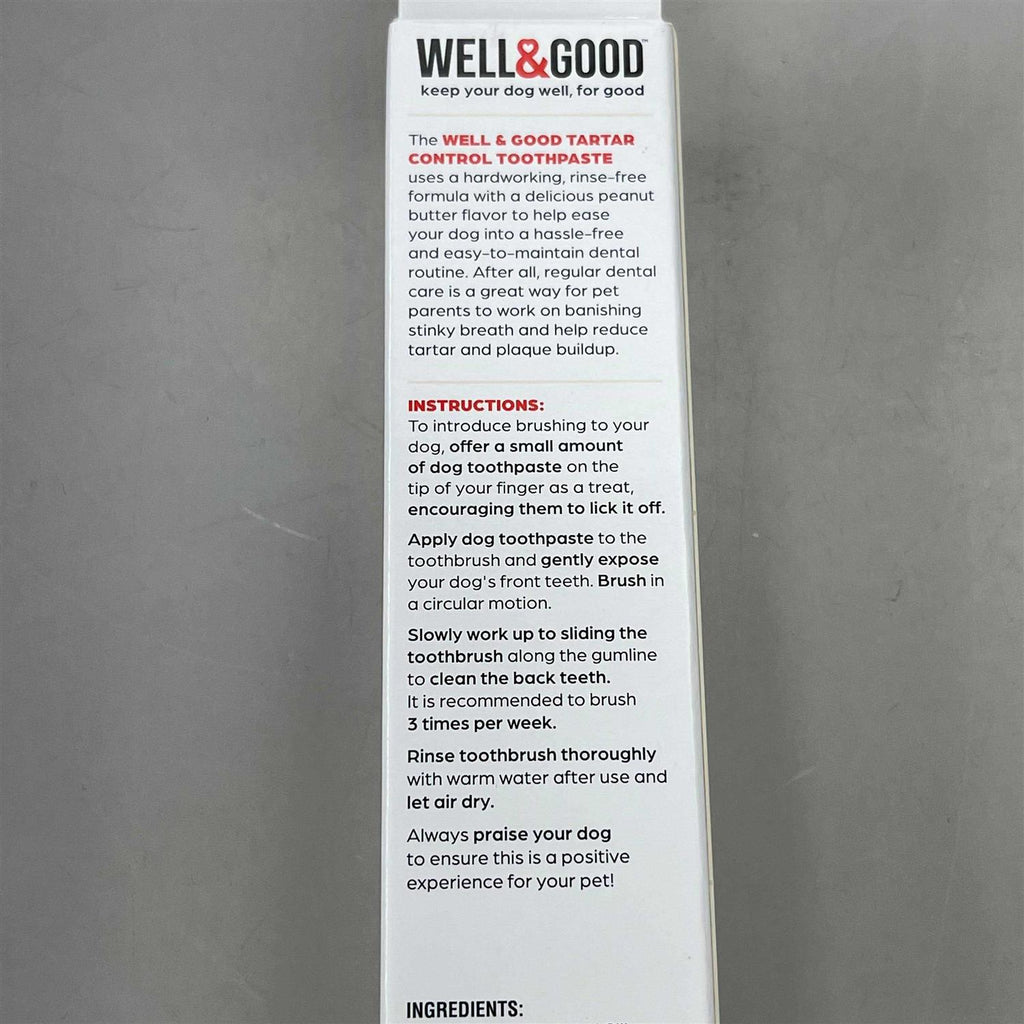 Tartar Control Toothpaste for Dogs P113