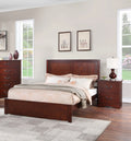 3pc Queen Size Wooden Bed Set with 2 Nightstands G283255