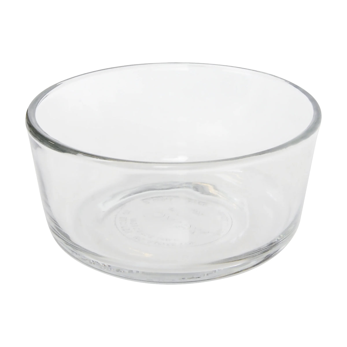 2-Cup Glass Food Storage Bowls with Red Plastic Lids F387158