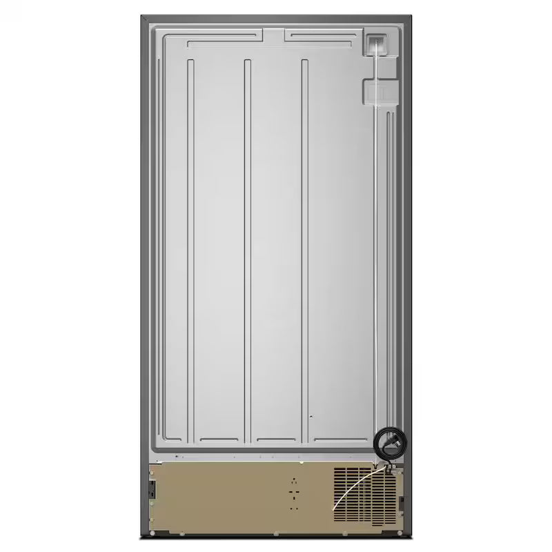 36 in. 25 cu. ft. Side-by-Side Refrigerator in Black V4083
