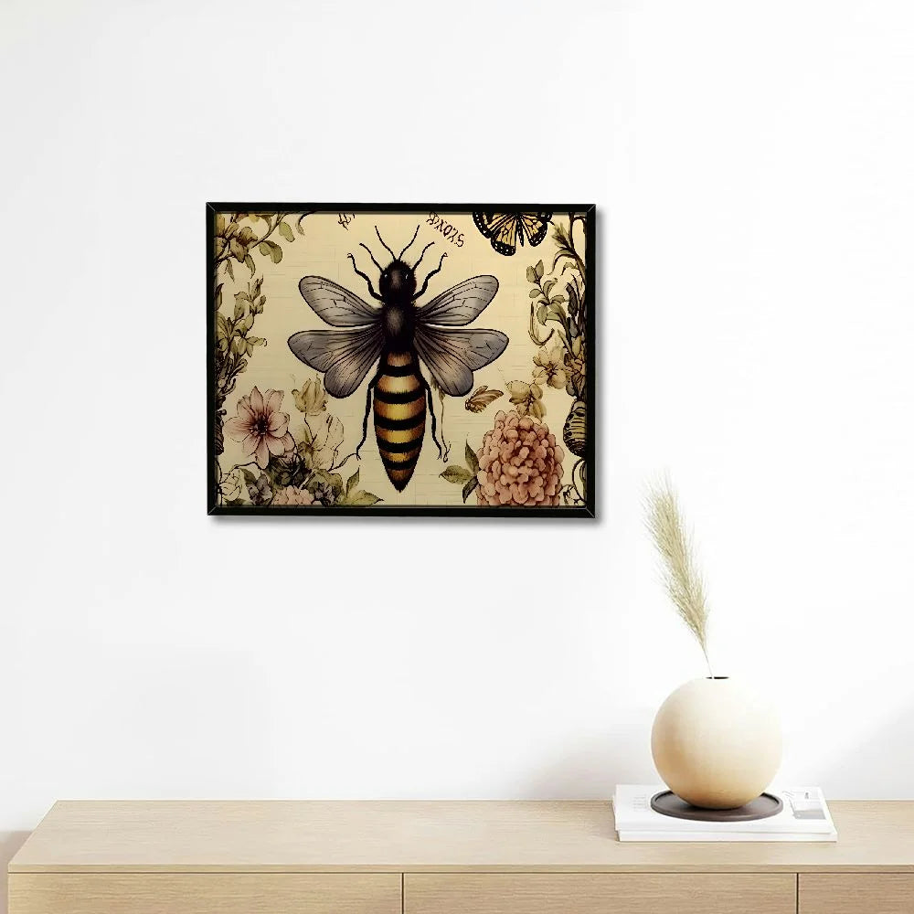 Canvas Print with Black Frame I426293