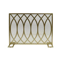 Gold Finish Iron Firescreen Y19357