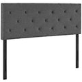Gray Fabric Headboard, Full X11227