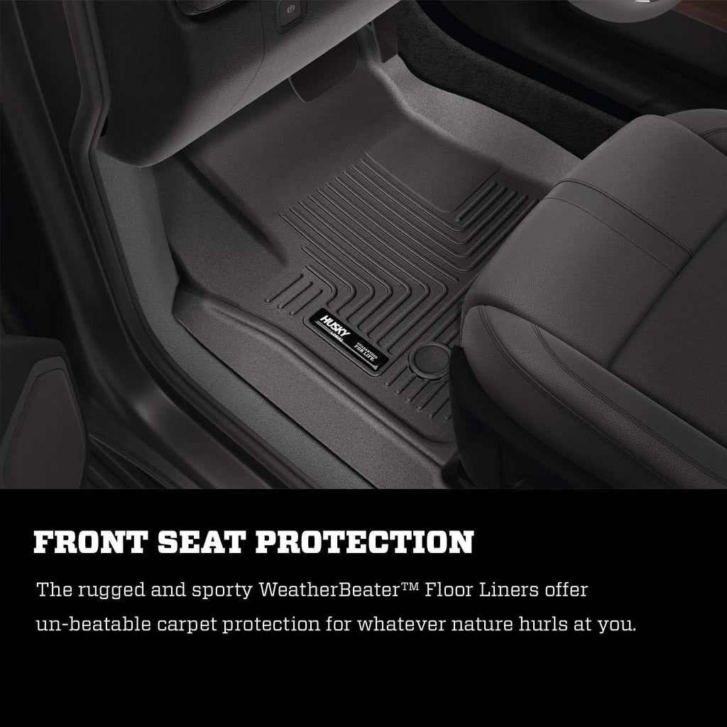 Black Front Floor Liners 2 Pcs T88706