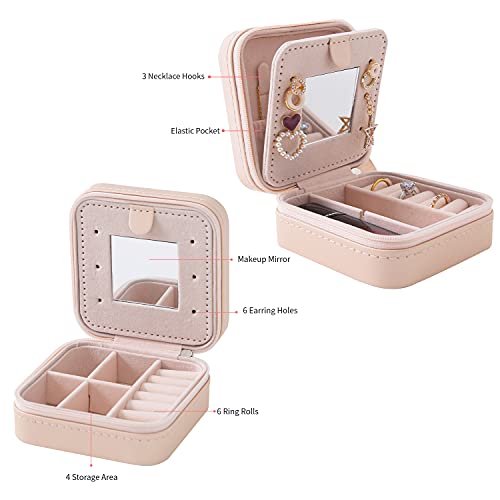 Travel Jewelry Case and Organizer with Mirror Y3646