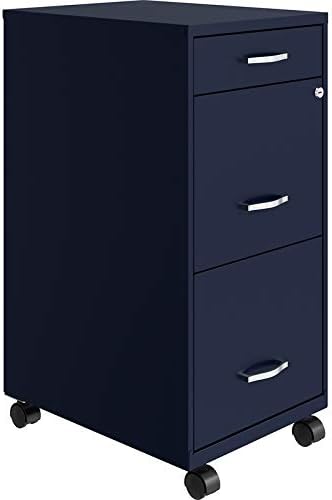 3 Drawer Metal Mobile File Cabinet with Lock T2628