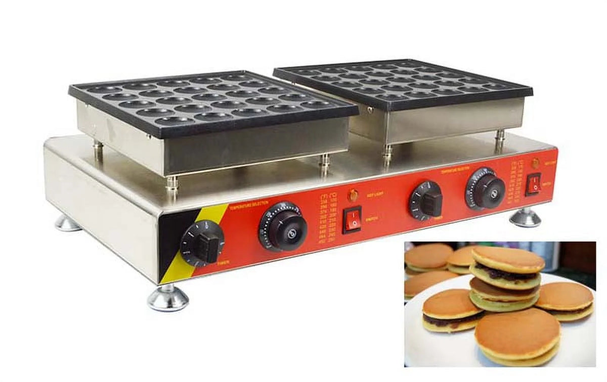 50Holes Commercial Electric Mini Dutch Pancake Waffle Maker B955973