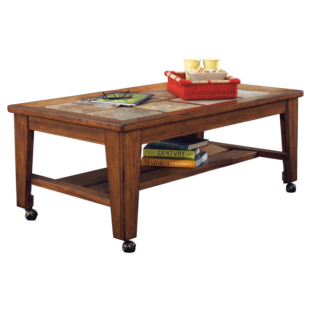 Rectangular Cocktail Table, Brown C2154