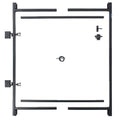Steel Frame Gate Building Kit, 60x22-96 inch Wide Opening (2 Pack) Z78050