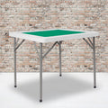Square 4-Player Folding Card Game Table with Green Felt and Cup Holders A97092